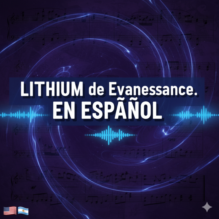 Traducción cantable de Lithium: Entre la Sedación y la Agencia